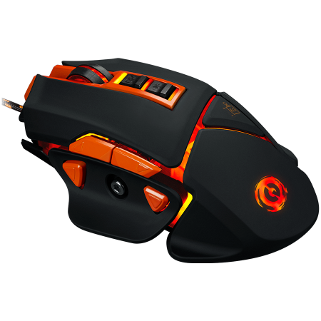 CANYON mouse Hazard GM-6 LED Wired Black Orange [1]