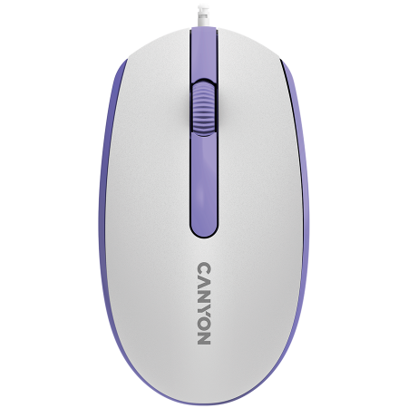 Periferice & Accesorii - CANYON mouse M-10 Wired White Lavender