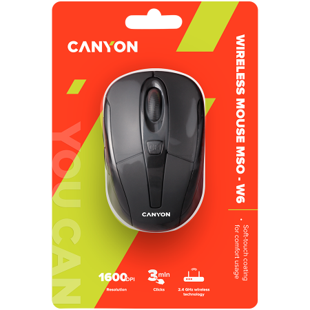 CANYON mouse MSO-W6 Wireless Black [4]