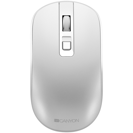 Periferice & Accesorii - CANYON mouse MW-18 EU Wireless Charge Pearl White