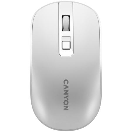 Periferice & Accesorii - CANYON mouse MW-18 Wireless Charge Pearl White