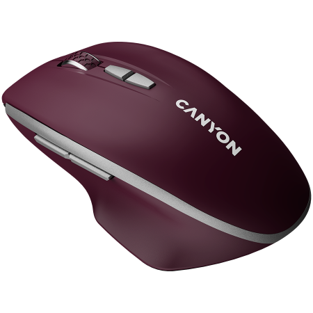 CANYON mouse MW-21 BlueLED 7buttons Wireless Burgundy Red [2]
