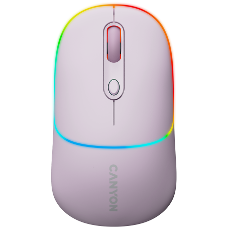 Periferice & Accesorii - CANYON mouse MW-22 2in1 BT/ Wireless Pearl Rose