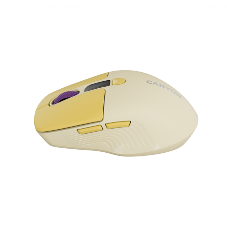 CANYON mouse MW-26 LCD Silent Dual Mode Wireless Yellow [2]