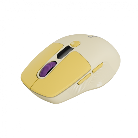 CANYON mouse MW-26 LCD Silent Dual Mode Wireless Yellow [1]