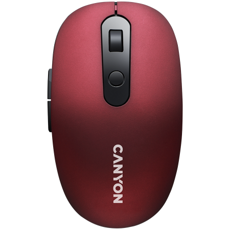 Periferice & Accesorii - CANYON mouse MW-9 Dual-mode Wireless Red