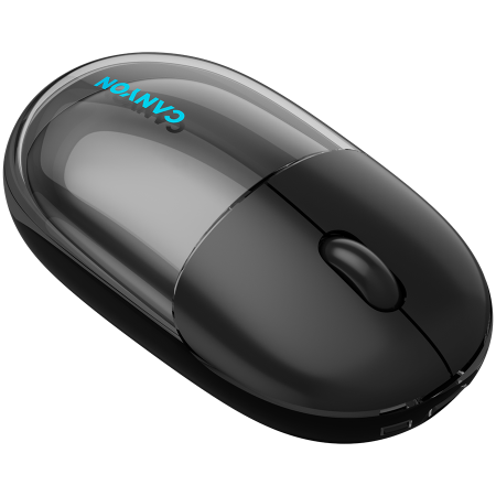 CANYON mouse OnClick 24 BT/ Wireless Transparent/Black [7]