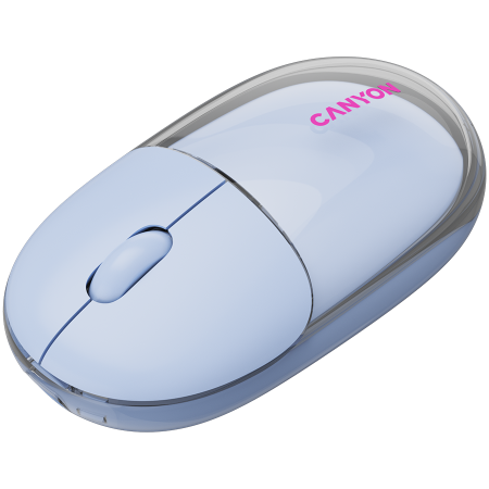 CANYON mouse OnClick 24 BT/ Wireless Transparent/Blue [4]
