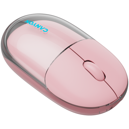 CANYON mouse OnClick 24 BT/ Wireless Transparent/Pink [7]