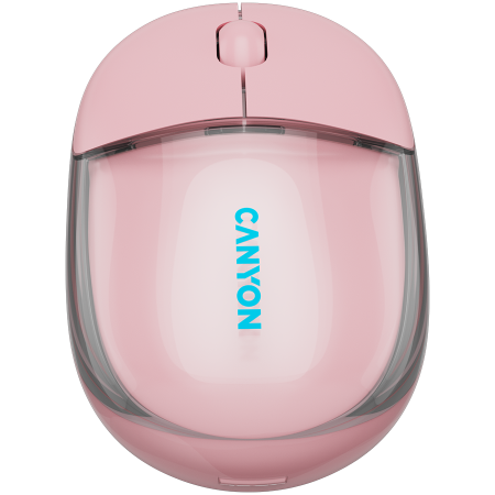 CANYON mouse OnClick 24 BT/ Wireless Transparent/Pink [1]