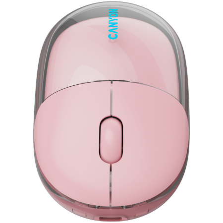 CANYON mouse OnClick 24 BT/ Wireless Transparent/Pink [8]