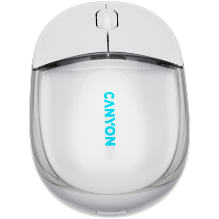 CANYON mouse OnClick 24 BT/ Wireless Transparent/White [1]