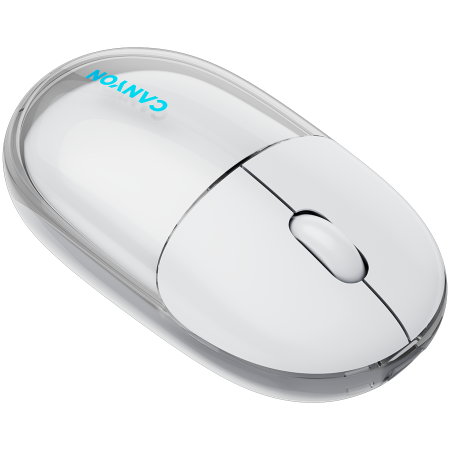 CANYON mouse OnClick 24 BT/ Wireless Transparent/White [7]
