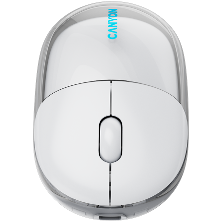 CANYON mouse OnClick 24 BT/ Wireless Transparent/White [8]