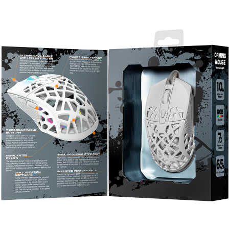CANYON mouse Puncher GM-20 RGB 7buttons Wired White [6]