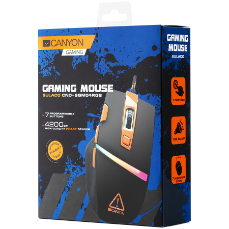 CANYON mouse Sulaco GM-4 RGB 7buttons Wired Black [4]