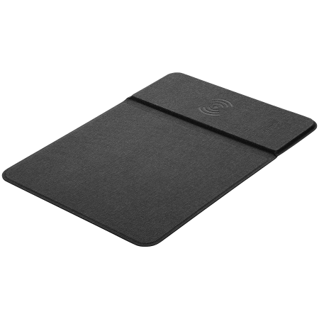 CANYON MP-W5, Mouse Mat with wireless charger, Input 5V/2A,9V2A Output 5W/7.5W/10W, 324*244*6mm, USB Type C cable length 1m, Black, 220g [1]