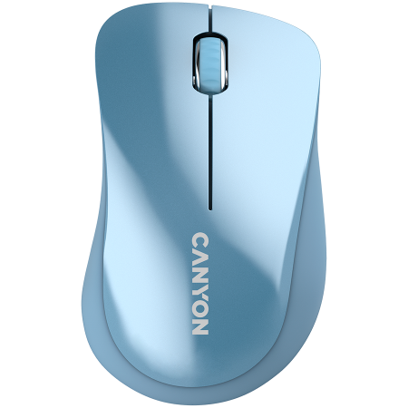 Periferice & Accesorii - CANYON MW-11, 2.4 GHz Wireless mouse ,with 3 buttons, DPI 1200, Battery:AAA*2pcs ,Blue67*109*38mm 0.063kg