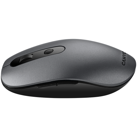 CANYON MW-9, 2 in 1 Wireless optical mouse with 6 buttons, DPI 800/1000/1200/1500, 2 mode(BT/ 2.4GHz), Battery AA*1pcs, Grey, 65.4*112.25*32.3mm, 0.092kg [2]