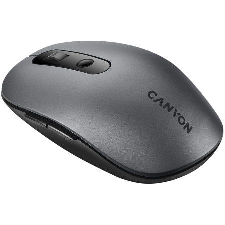 CANYON MW-9, 2 in 1 Wireless optical mouse with 6 buttons, DPI 800/1000/1200/1500, 2 mode(BT/ 2.4GHz), Battery AA*1pcs, Grey, 65.4*112.25*32.3mm, 0.092kg [3]
