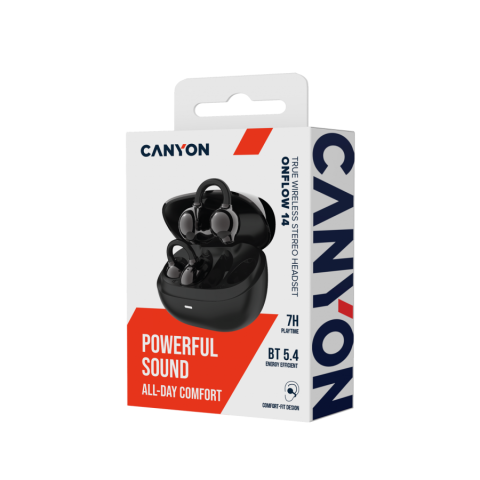 CANYON OWS Ear Clips headset OnFlow 14 Black [4]