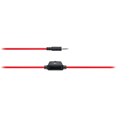 CANYON PC headset HSC-1 PC Mic Flat 2m Black Red [4]