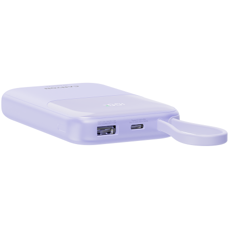 CANYON power bank OnPower 101 built-in cable 10000 mAh PD22.5W Purple [4]