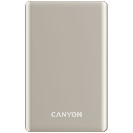 Accesorii - CANYON power bank OnPower 505 slim Magnetic 5000 mAh PD20W Beige