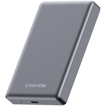 CANYON power bank OnPower 510 slim Magnetic 10000 mAh PD20W Dark Grey [1]
