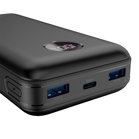 CANYON power bank PB-2002 LED 20000 mAh PD 20W QC 3.0 Black [2]