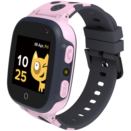 CANYON Sandy KW-34, Kids smartwatch, 1.44 inch colorful screen, GPS function, Nano SIM card, 32+32MB, GSM(850/900/1800/1900MHz), 400mAh battery, compatibility with iOS and android, Pink, host: 52.9*40 [2]