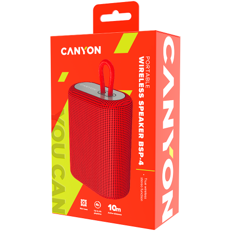 CANYON speaker BSP-4 5W Red [3]