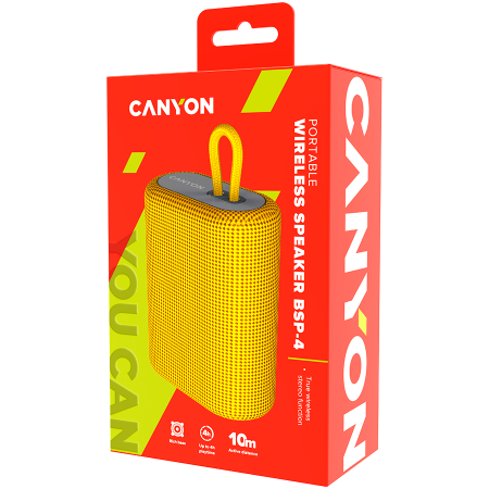CANYON speaker BSP-4 5W Yellow [3]