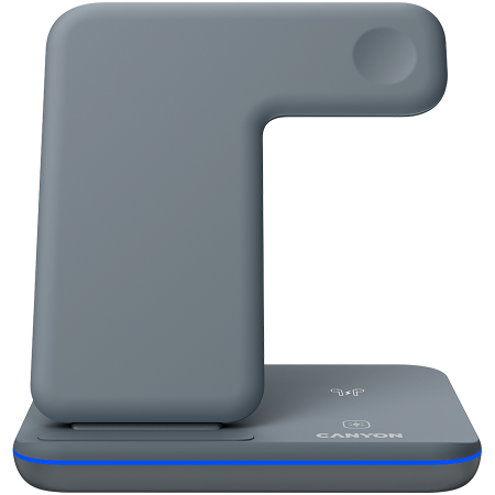 Telefoane - CANYON wireless charger WS-303 15W 3in1 Gray