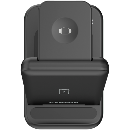 CANYON wireless charger WS-304 15W 3in1 Black [2]