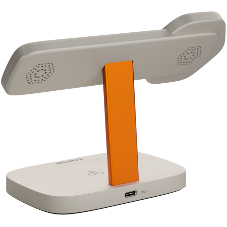 CANYON Wireless Charging Station Hexagon 310 3in1 LightGrey/Orange [3]