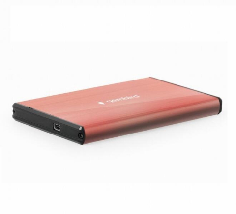 Carcase HDD externe - Carcasa externa HDD SSD Gembird EE2-U3S-3-P 2.5 inch USB 3.0 aluminiu roz