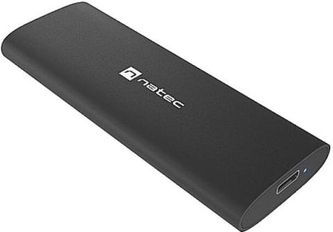 Carcase HDD externe - Carcasa externa SSD Natec Rhino M.2 NVMe Lite USB-C 3.1 Gen2 aluminiu