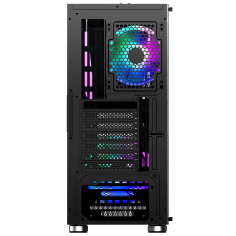 Carcasa nJoy Fort, RGB, Mid Tower, Black [3]