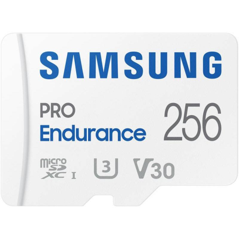 NOD_products_tech - Card de Memorie MicroSDXC Samsung PRO Endurance (2022) UHS-1 Clasa 10 256GB + Adaptor SD