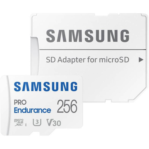 Card de Memorie MicroSDXC Samsung PRO Endurance (2022) UHS-1 Clasa 10 256GB + Adaptor SD [1]