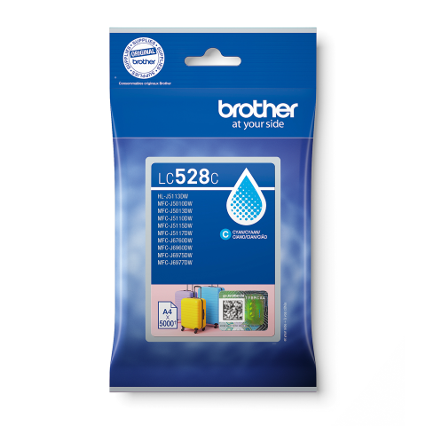 Consumabile imprimanta - Cartus cerneala Brother LC528C Cyan Super High Yield pentru MFC-J5010/J5110/J5115/J5117 - BROTHER