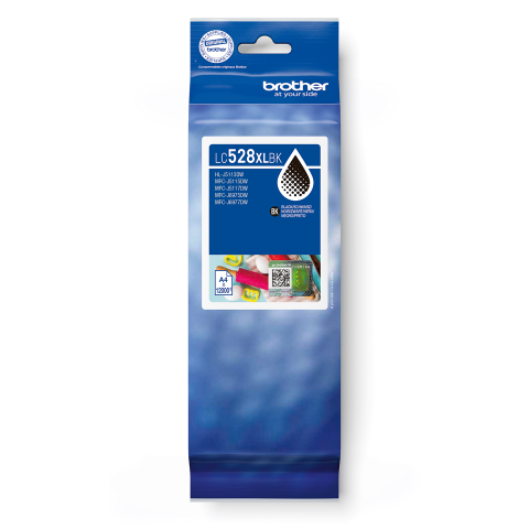 Cartuse inkjet si cerneala - Cartus cerneala Brother LC528XLBK Negru Ultra High Yield pentru MFC-J5115/J5117/HL-J5113 - BROTHER