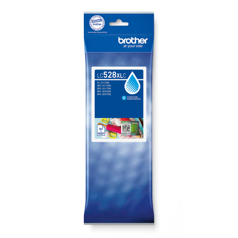Cartuse inkjet si cerneala - Cartus cerneala Brother LC528XLC Cyan Ultra High Yield pentru MFC-J5115/J5117/HL-J5113 - BROTHER
