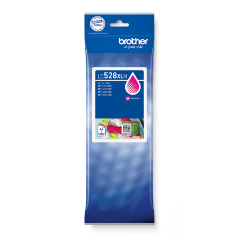 Cartuse inkjet si cerneala - Cartus cerneala Brother LC528XLM Magenta Ultra High Yield pentru MFC-J5115/J5117/HL-J5113 - BROTHER