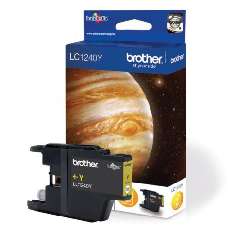 MFC-J825DW - Cartus cerneala Brother LC1240Y, galben (yellow), original, 600 pagini