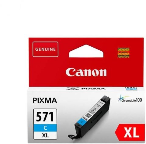 Cartuse inkjet si cerneala - Cartus cerneala Canon Cyan capacitate mare CLI-571XLC - Canon