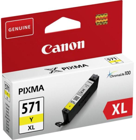 Consumabile imprimanta - Cartus cerneala Canon Yellow capacitate mare CLI-571XLY
