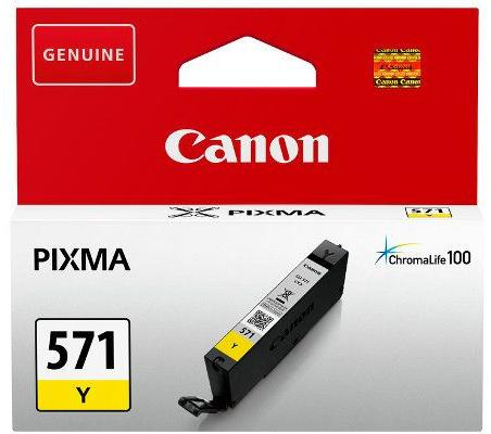 Consumabile imprimanta - Cartus cerneala Canon Yellow CLI-571Y