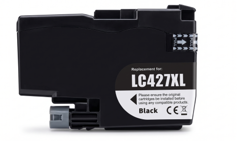 Consumabile imprimanta compatibile - Cartus cerneala compatibil Brother LC427XL Negru